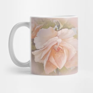 Vicorian Roses Neck Gator Peach Rose Mug